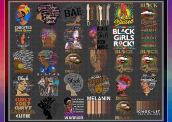 Bundle 50 Designs Melanin PNG, Black Nurse Magic, Bae Black, Educated Afro, Black Girl Graduation 2020, Curly Coily Curvy png, PNG Digital 910853833