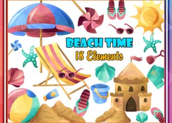 141 Bundle Summer Clipart, Summer Cliparts, Watercolor Cliparts, Vacation Clipart, Summer Bundles, Vacation Bundle, Digital Download 803184652