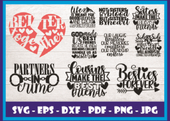 20 Designs Best Friends SVG Bundle, Friendship Quotes, Cut Files, Friendship SVG, Friendship Shirt Print, Commercial Use, Instant Download 787148018