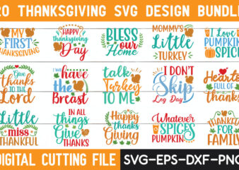 Thanksgiving SVG bundle t shirt designs for sale!