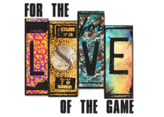 For The Love Of The Game Tshirt Design