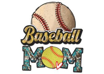 Baseball Mom Tshirt Design