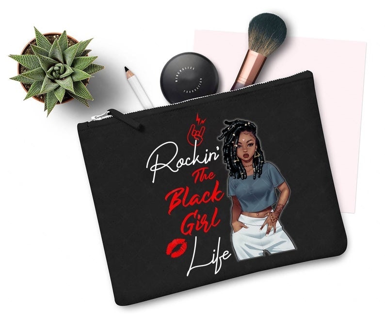 Rockin’ The Black Girl Life png, Black Girl Magic, Black Girl Art, Black Pride, Black Melanin, Black Women Art, Digital Downloads 871739281