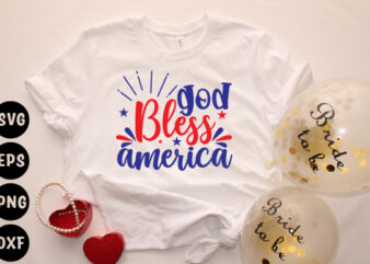 god bless america t shirt design template