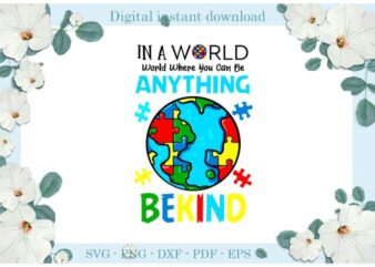 Autism Bekind Earth Puzzle Gifts Diy Crafts Svg Files For Cricut, Silhouette Sublimation Files, Cameo Htv Print