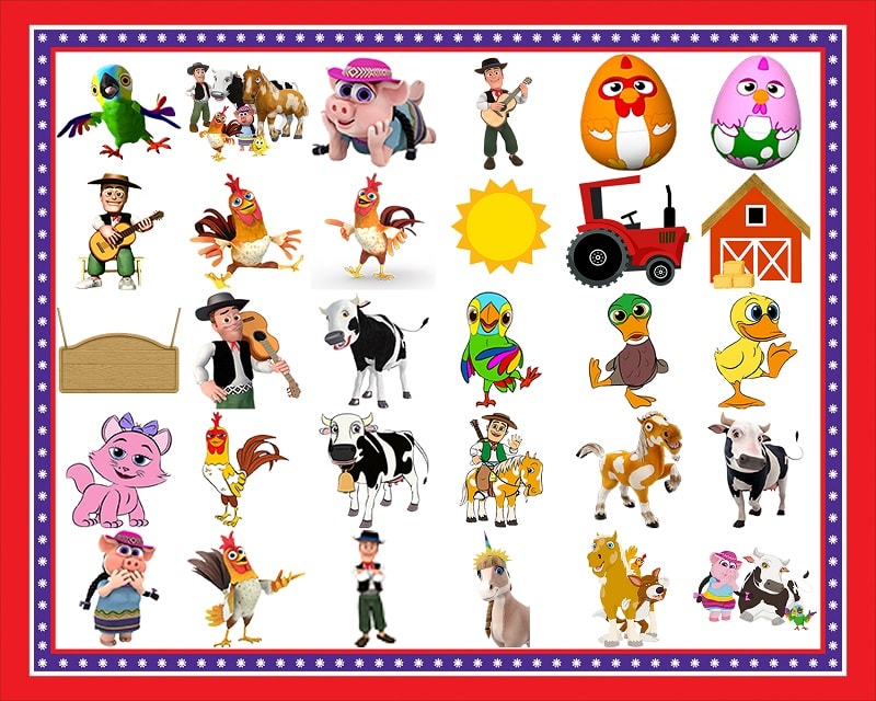 60 La Granja de Zenon Png Designs, La Granja de Zenon Characters Images JPG, Font, Alphabet, Printable Digital Papers, Png Digital 864052938