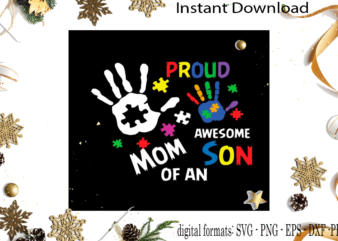 Autism Awareness Gift Idea SVG Sublimation Files