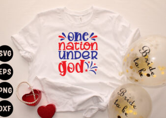 one nation under god t shirt design online