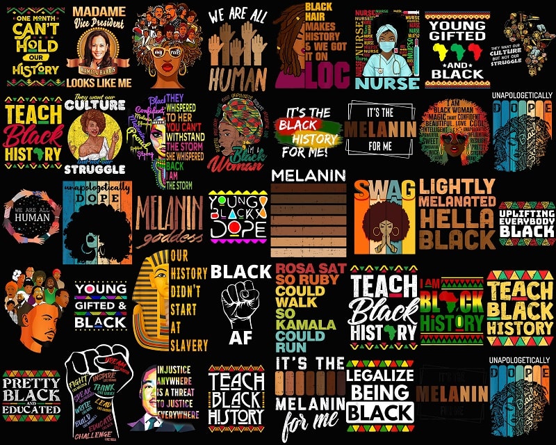 Bundle 100+ Black History Png, I Am Black History Png, Black History Month PNG, Black Pride Png, Afro Women Png, Sublimation Digital 936211778
