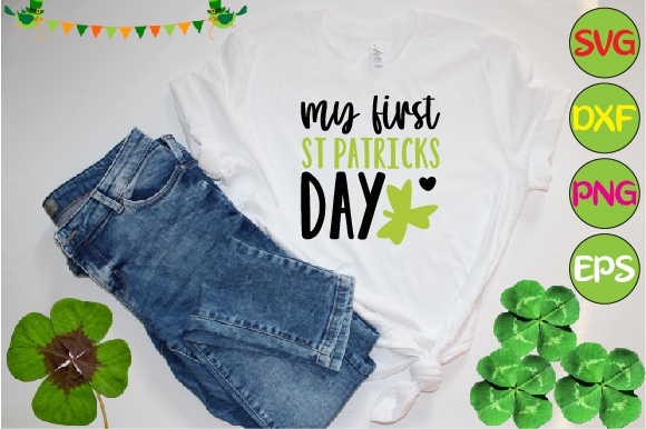 My first st patricks day t shirt designs for sale