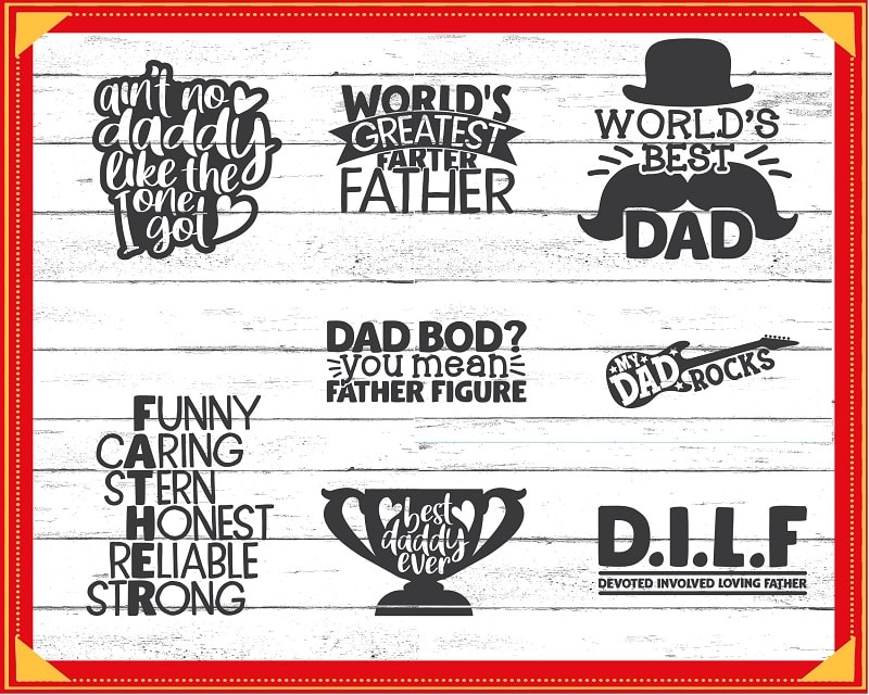 23 Dad Quotes SVG Bundle Designs, Father’s Day Funny Sayings, Daddy Sayings Cipart, Dad Quotes Vector, Commercial Use, Instant Download 772364850