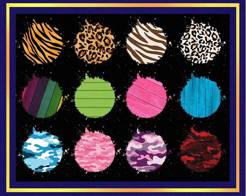 Bundle 50 Designs Huge Background Splash PNG, Bundle Clipart Frame, Leopard ,Animal Print Cheetah,Wood Watercolor, Sublimation design, Digital Download 896132478