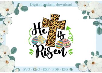 Easter Day Gifts Leopard Spots Christian Cross Diy Crafts Christian Cross Svg Files For Cricut, Easter Sunday Silhouette Treanding Sublimation Files, Cameo Htv Print