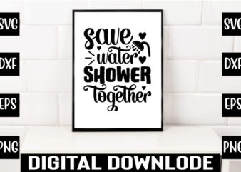 save water shower together