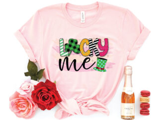 lucky me sublimation t shirt vector graphic