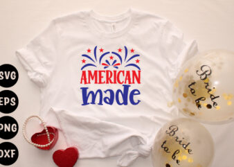 american made t shirt vector