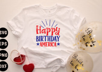 happy birthday america graphic t shirt