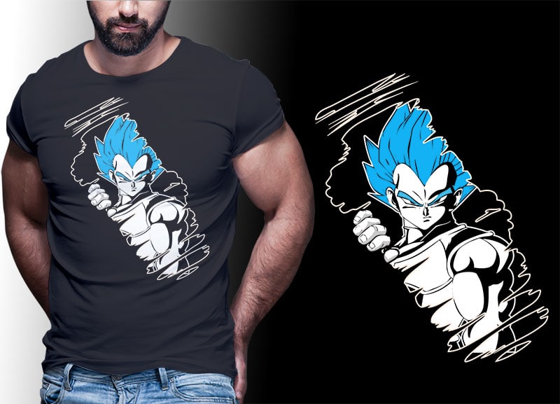 59 ANIME DRAGONBALL tshirt designs bundle