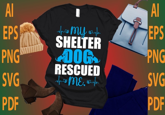 my shelter dog rescued me
