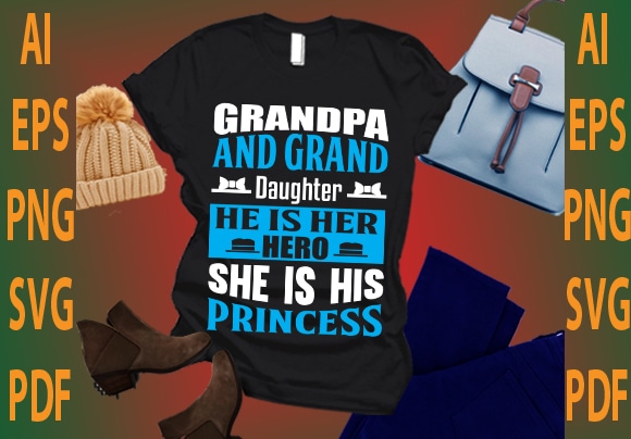 grandpa and grand daughter he is her hero she is his princess