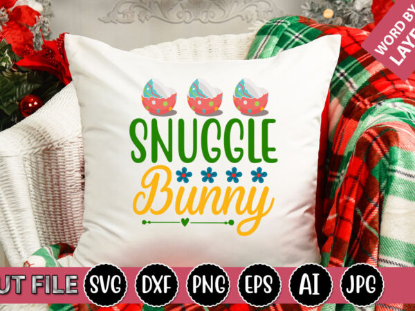 Snuggle bunny svg vector for t-shirt