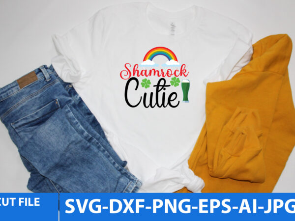 Shamrock cutie t shirt design