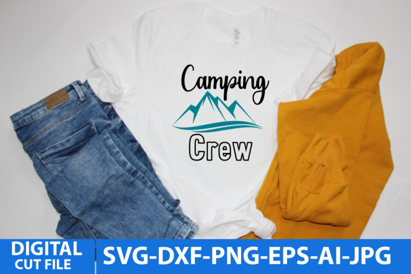 Camping Crew Svg Design