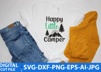 Happy little Camper Svg Design