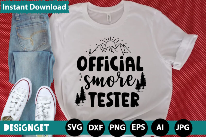 Official Smore Tester svg vector for t-shirt