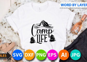 Camp Life Svg Cut FIle,Camp Life Svg Quotes,Camping Svg Bundle