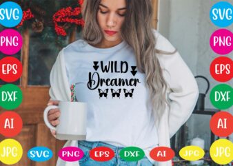 Wild Dreamer svg vector for t-shirt