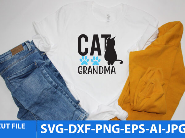 Cat grandma svg design,cat grandma t shirt design,cat svg bundle