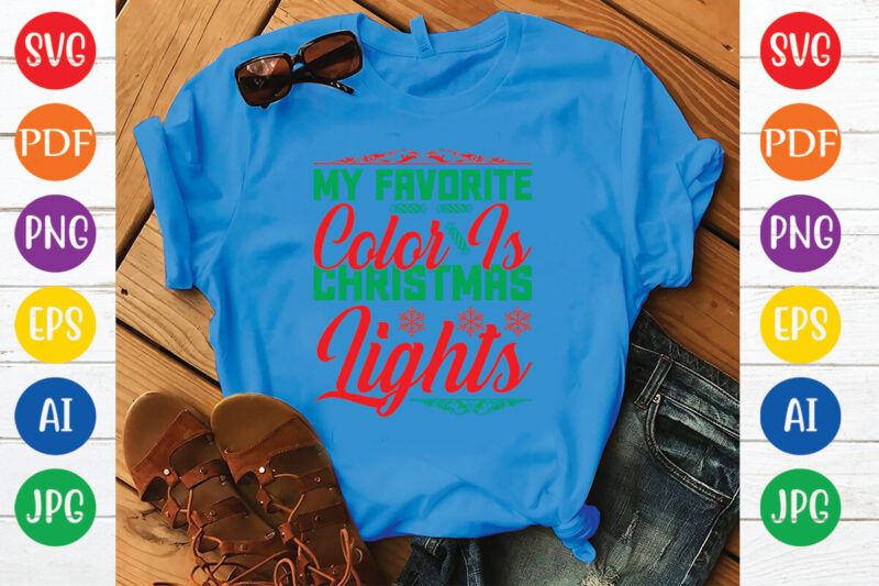 my favorite color is Christmas lights