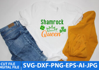 Shamrock Queen T Shirt Design