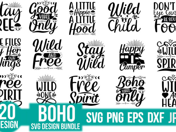 Boho svg design bundle