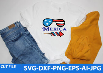 ‘Merica T Shirt Design On Sale