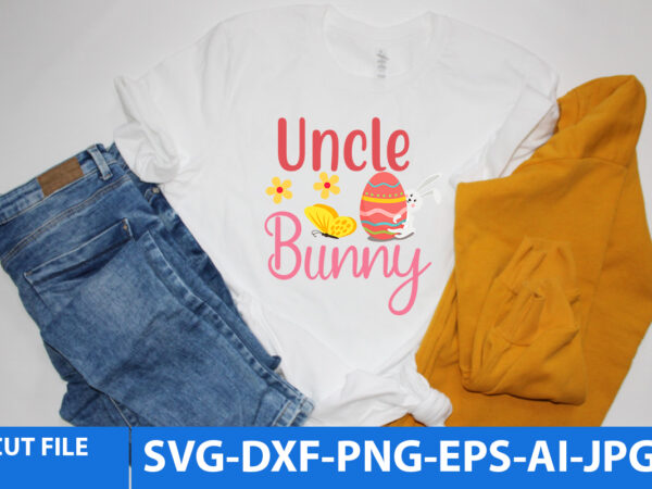 Uncle bunny t shirt design