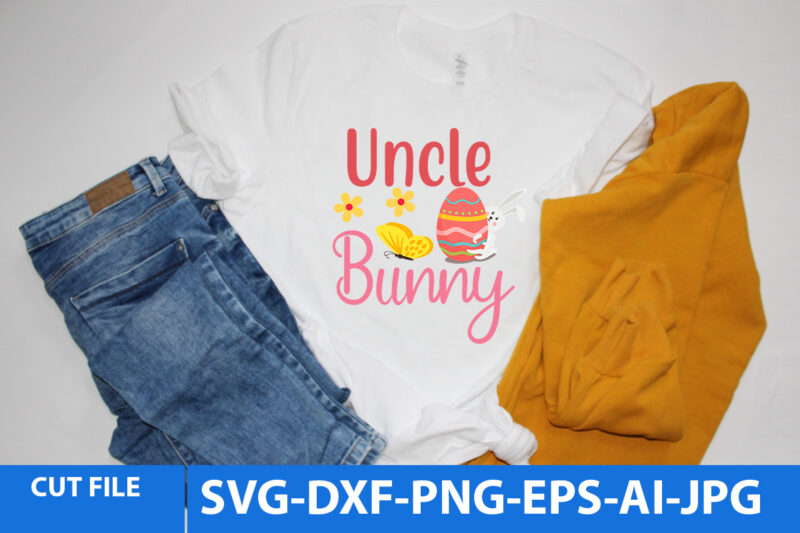 Uncle Bunny T Shirt Design