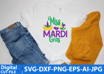 miss Mardi Gras T Shirt Design