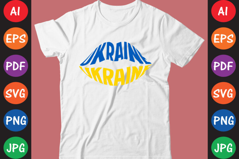 Ukraine T-shirt And SVG Design