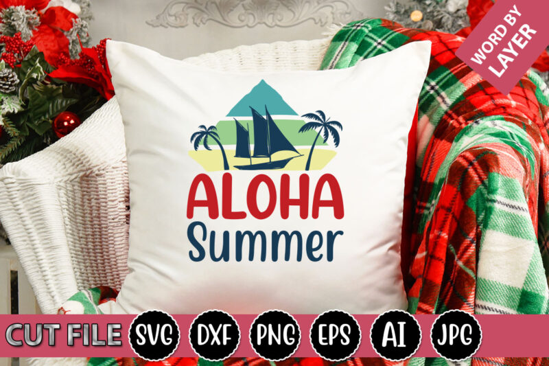 Aloha Summer SVG Vector for t-shirt