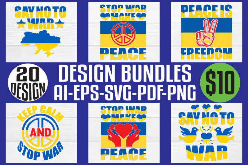Ukraine T-shirt Design Bundle