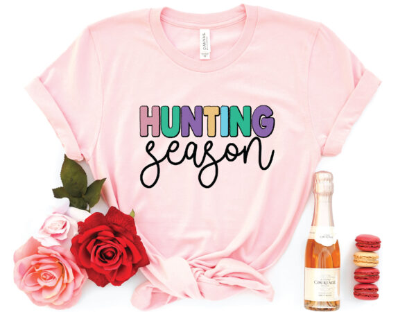 Hunting season sublimation graphic t shirt