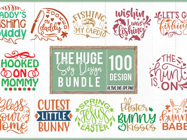 The huge svg design bundle