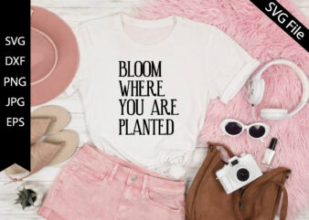 bloom where you are planted