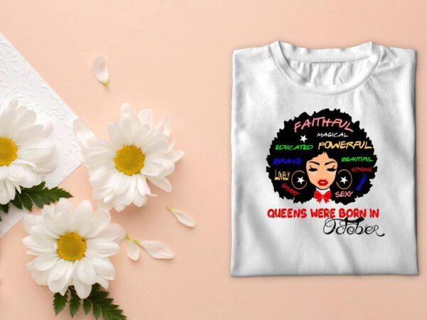 Birthday gifts queen were born in october diy crafts svg files for cricut, silhouette sublimation files, cameo htv prints t shirt template Birthday gifts queen were born in october diy crafts svg files for cricut, silhouette sublimation files, cameo htv prints t shirt template