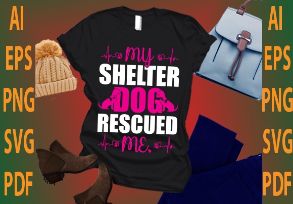 my shelter dog rescued me