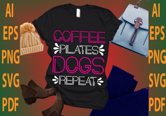 coffee Pilates dogs repeat
