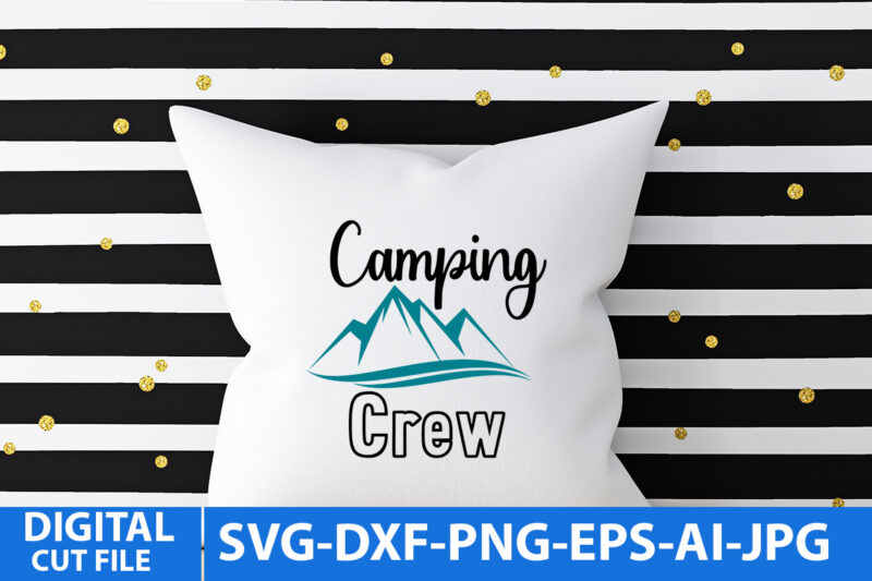 Camping Crew Svg Design