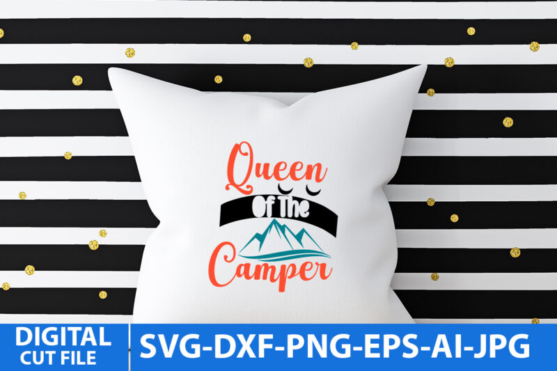 Queen Of Camper T Shirt Design